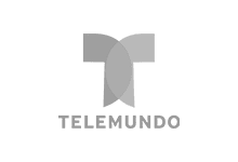 Telemundo logo in black and white